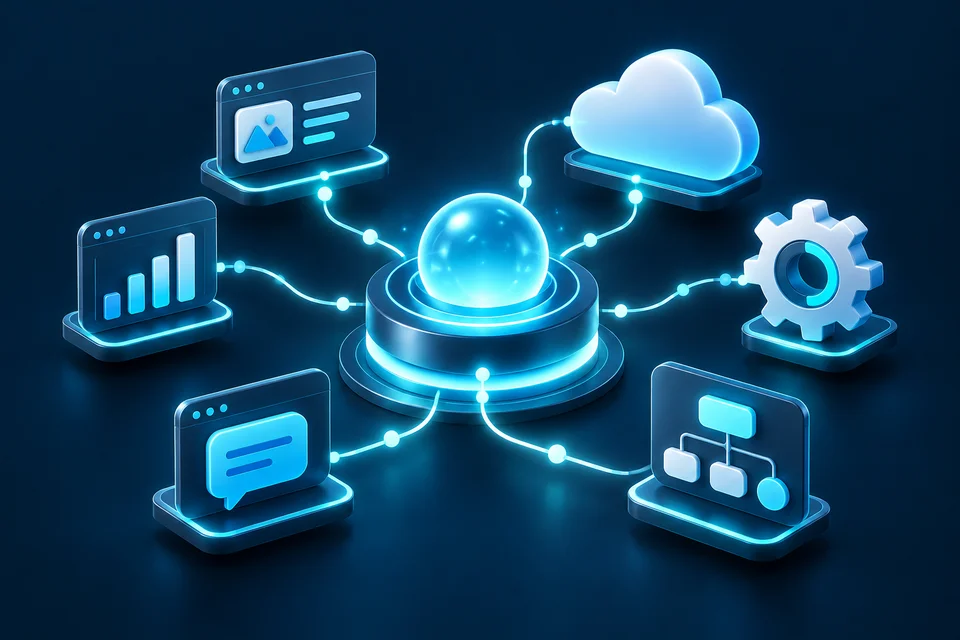 Plataformas conectadas para integrações e automações digitais